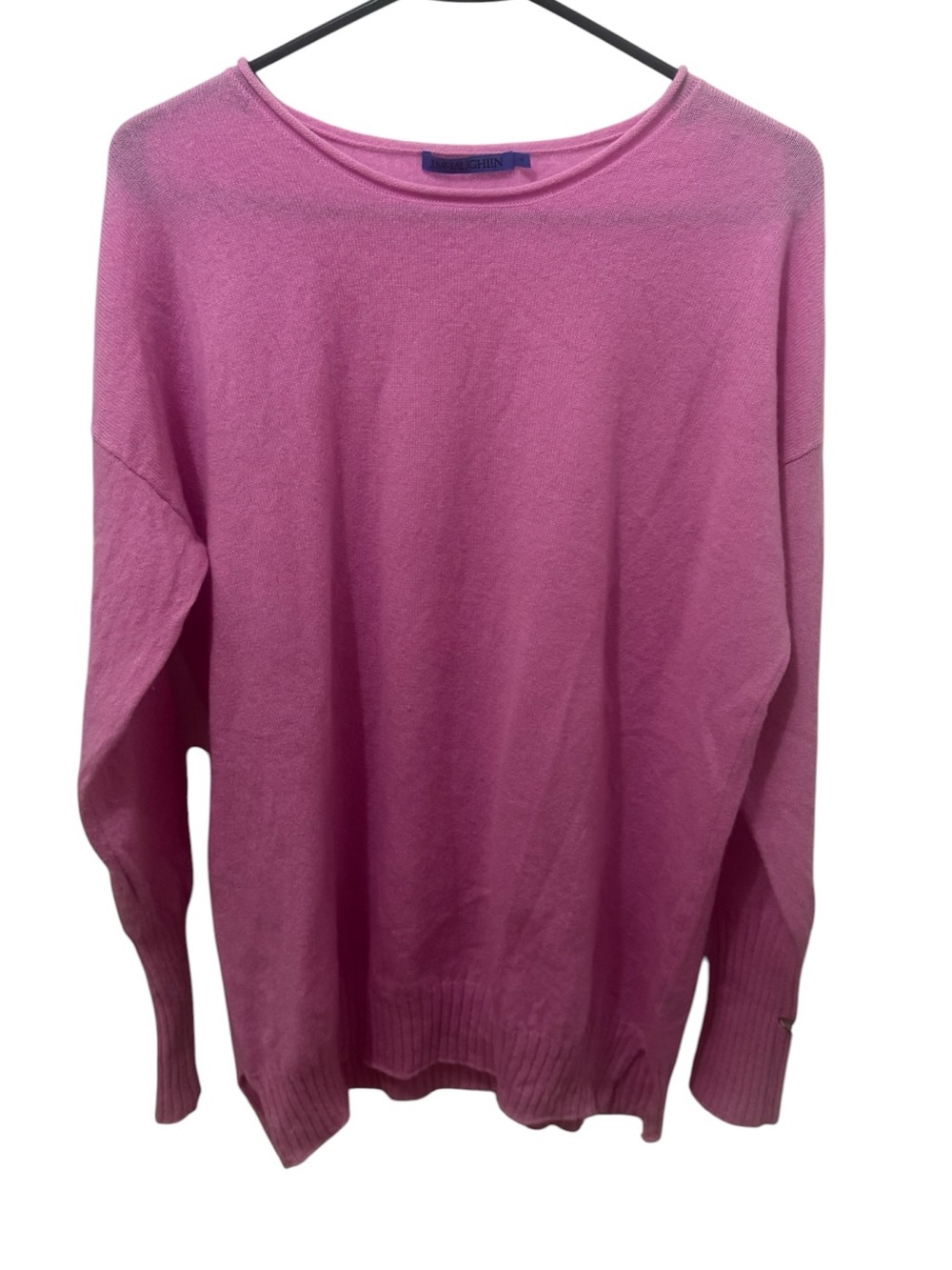 J.McLaughlin Pink 100% Cashmere Sweater Size Medium